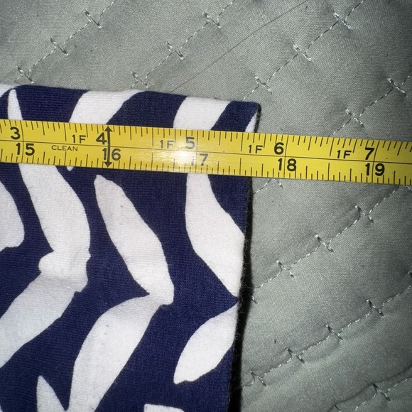 Lilly Pulitzer Navy & White I Got Lucky Bird Charlene Chevron Shift Dress S - Picture 10 of 15